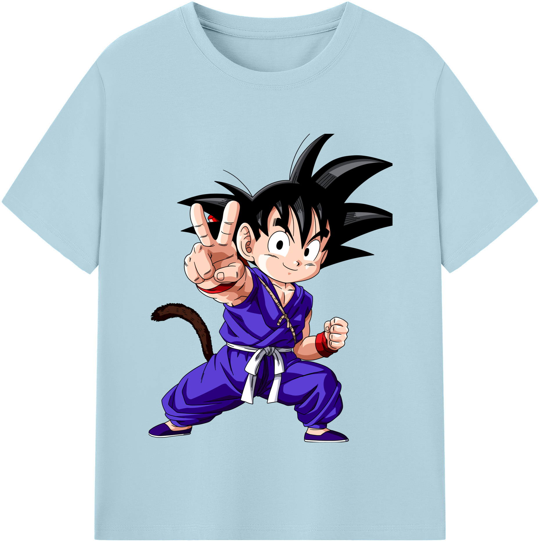 （画像用） ドラゴンボール 孫悟空（そん ごくう）Son Goku カカロット DRAGON BALL Kakarotto 綿100％半袖Tシャツ（フロントプリント）